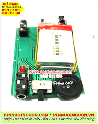 Pin Loa âm thanh 7.4v 2200mAh _Thay pin Loa Chuyên nghiệp 7.2v 2200mAh Li-Polymer /Nhận hàn ghép pin